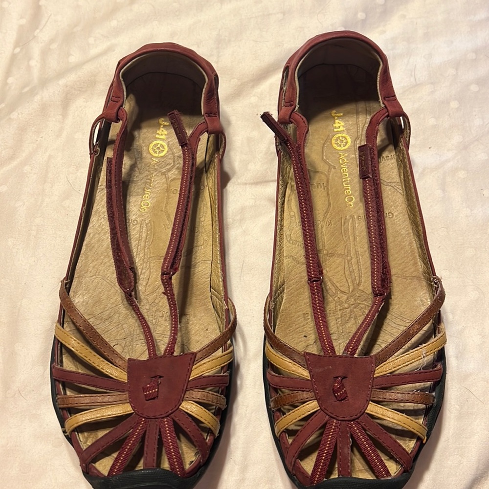 J-41 womens flats slip on